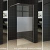 Wiesbaden Slim inloopdouche gedeeltelijk matglas 120x200