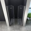 ACCOR vouwbare douchedeur nisdeur 125x195 cm helder glas