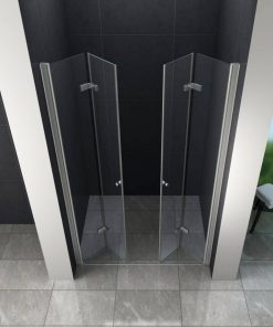 ACCOR vouwbare douchedeur nisdeur 125x195 cm helder glas