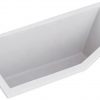 Ben Bobo Bad Afgeschuind 170x75cm links Wit