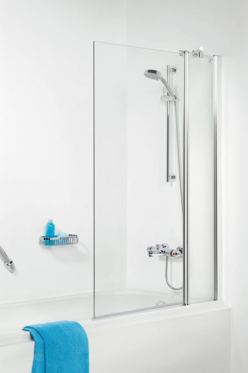 Sealskin Get Wet S105 badzijwand 100x140 cm chroom helder glas