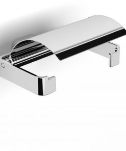 Ben Metropool toiletrolhouder met klep 13x14cm Chroom