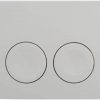 Geberit Delta 21 bedieningsplaat tweeknops frontbediening Wit