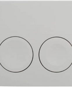 Geberit Delta 21 bedieningsplaat tweeknops frontbediening Wit