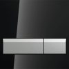 Geberit Sigma 40 bedieningsplaat met duofresh geurafzuigingsset Glas Zwart-Aluminium