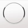 Geberit Sigma 10 bedieningsplaat   kleuren:plaat/ring/knop Wit-Chroom-Wit