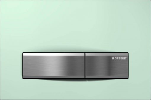 Geberit Sigma 50 bedieningsplaat Groen Melkglas