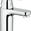 Grohe Eurosmart Cosmopolitan Wastafelkraan ES zonder waste Chroom