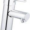 Grohe wastafelkraan Concetto es zonder waste