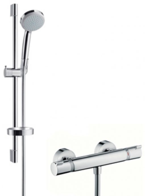Hansgrohe Croma 100 Vario / Ecostat Comfort Douchecombinatie Chroom