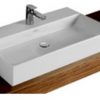 Villeroy&Boch Memento Meubelwastafel 100x47cm dubbel zonder kraangat en overloop Ceramicplus Wit