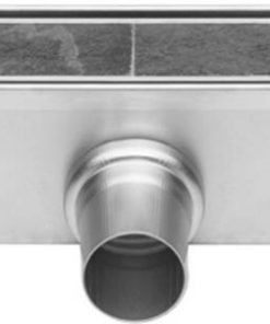 Easydrain Compact 30 tegel douchegoot 70 x 6 cm enkel RVS