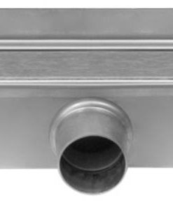 Easydrain Compact Wall Zero afvoergoot 90 x 6 cm. zijaansluiting Rvs