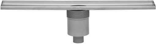 Easydrain Multi douchegoot 80 cm. onderuitloop zonder rooster Rvs