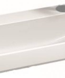 Sphinx 420 wastafel 2 kraangaten 90x48 cm wit