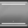 Ben Mytho spiegelpaneel met LED verlichting boven en onder 150x55 cm