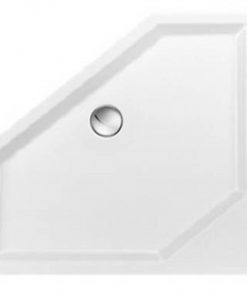 Ben Vento Douchebak vijfhoek 100x100cm Wit