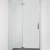 Saniselect Grado (Nis)draaideur 90x210 cm vast deel links Aluminium / Helder Glas