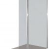 Saniselect Speranza Inloopdouche 120/30x200 cm Aluminium Gepolijst