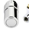Ben Radiatoraansluitset Luxe knop links Chroom