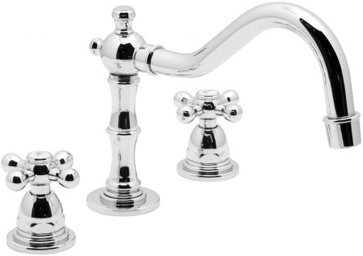 Van Heck Traditional 3-gats Wastafelkraan