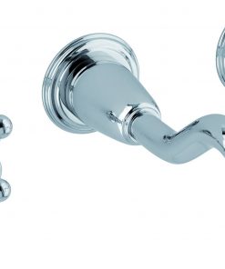 Van Heck Traditional Wandmengkraan incl. inbouwdelen chroom