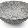 Bathco Terrazo OpbouwkomØ 40x15 cm Grey