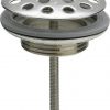 Viega font-wast.plug vlak rooster 11/4"-60 RVS / Mat Nikkel