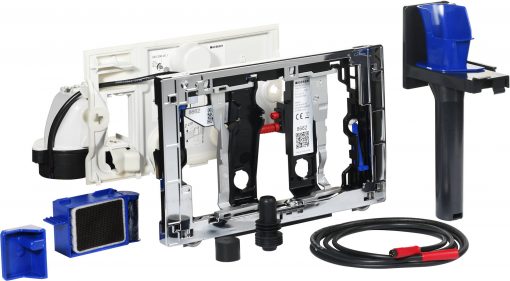Geberit DuoFresh Module Manueel Glansverchroomd voor Sigma 12 cm