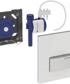 Geberit Sigma 50 urinoir bedieningsplaat pneumatisch eigen ontwerp Klantspecifiek