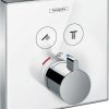 Hansgrohe Showerselect Glass Afdset Therm.15738400 Wit-Chr.