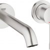Grohe Essence New 2-gats wastafelkraan Supersteel