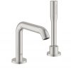Grohe Essence New viergats badrandcombinatie met douchegarnituur Supersteel