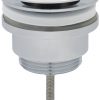 Ben Fixed Wastafelplug niet-afsluitbaar Chroom