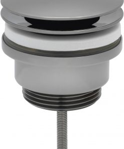 Ben Fixed Wastafelplug niet-afsluitbaar Zwart chroom