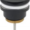 Ben Fixed Wastafelplug niet-afsluitbaar Gestructureerd Zwart