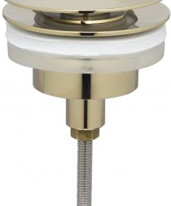 Ben Push Open Wastafelplug afsluitbaar 5/4 inch Glanzend Messing