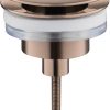 Ben Wastafelplug altijd open 5/4 inch Rosé Goudkleur