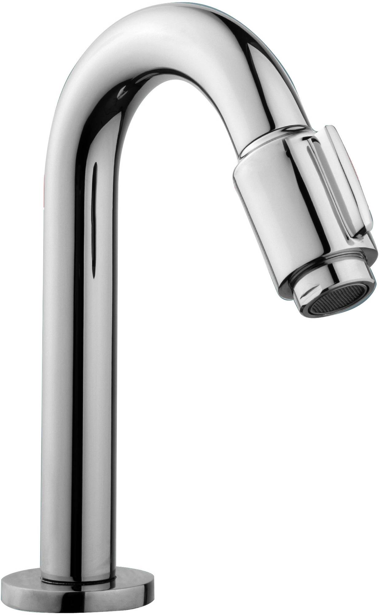 Saniselect Toiletkraan eengreeps met keramisch binnenwerk 19 cm chroom Saniselect Toiletkraan eengreeps met keramisch binnenwerk 19 cm chroom