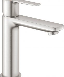 Grohe Lineare New S-size Wastafelkraan Supersteel zonder waste