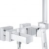 Grohe Eurocube Badkraan met handdouche Chroom