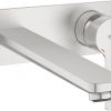 Grohe Lineare New Afdekset 2-gats Wastafelkraan Supersteel