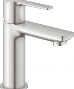 Grohe Lineare New xS-size Wastafelkraan Supersteel met waste