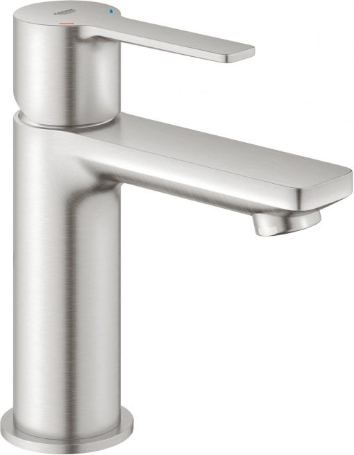 Grohe Lineare New xS-size Wastafelkraan Supersteel met waste