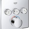 Grohe Smartcontrol Afdekset voor Douchekraan met omstel 3x vierkant Chroom