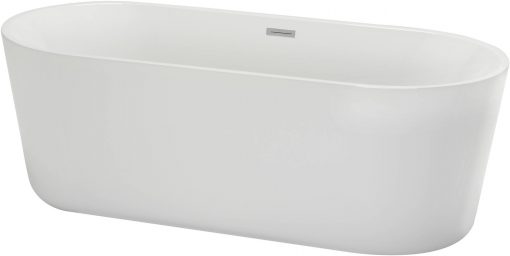 Saniselect Ligbad vrijstaand met waste 178x80 cm wit