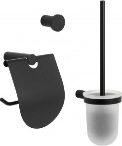 Saniselect Black Accessoireset Mat Zwart