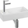 Saniselect Fontana XL fonteinset links chroom