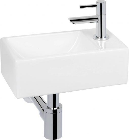 Saniselect Fontana XS fonteinset rechts chroom