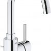 Grohe Concetto Wastafelmengkraan met Waste Hoge Uitloop Chroom